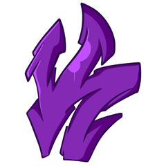 K Graffiti Font  Urban. Font Hip-hop Typography. Graffiti Letter Font Street