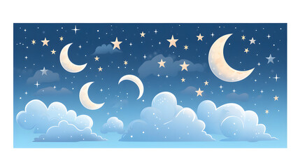 Serene Landscape with Clouds and Sunlight on a Bright Day: Nature Photography