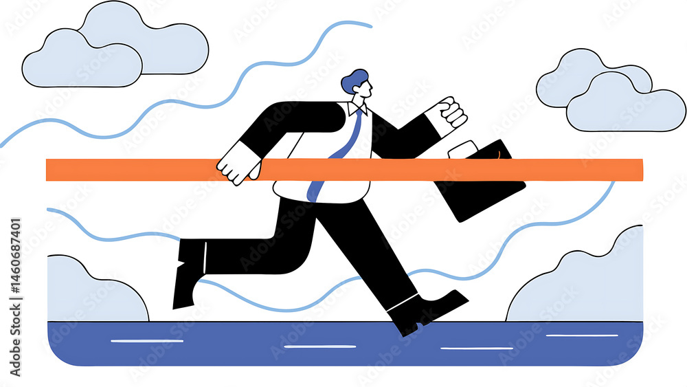 Poster go extra miles or extra step ahead the goal push more effort to ensure succeed exceed or beyond expe