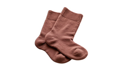 Vibrant pink socks on a black background, cozy and stylish footwear choice pink