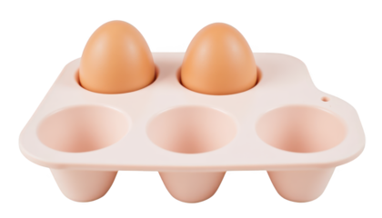 Closeup of fresh eggs in a tray, culinary staple for nutritious meals fresh