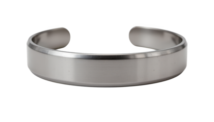 Shiny silver cuff bracelet, a wide band statement piece for elegant wrists