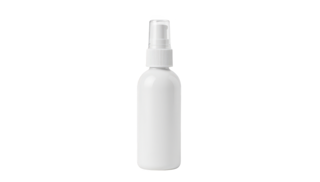 Versatile white spray bottle, a simple and modern solution for cleaning, beauty, more