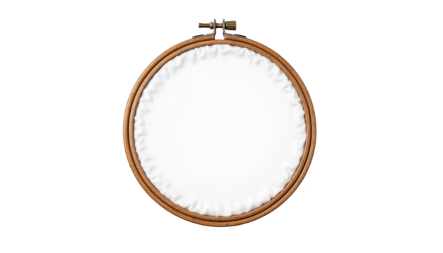 Elegant simplicity, a wooden framed mirror against pristine white backdrop for modern interior design