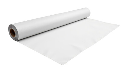 White paper roll on black backdrop, a minimalist photography composition for creative design