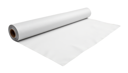 White paper roll on black backdrop, a minimalist photography composition for creative design