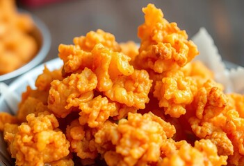 Crispy, golden-brown chicharon bulaklak, popular Filipino pulutan, meal, foodie