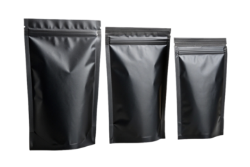 Black clothing items like a black leather jacket and black and white striped socks are isolated objects