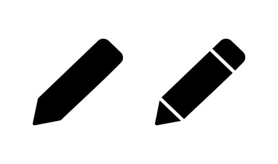 Pencil icon logo design. pen sign and symbol. edit icon vector