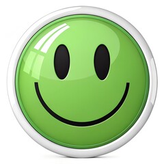 Fototapeta premium smiley icon button