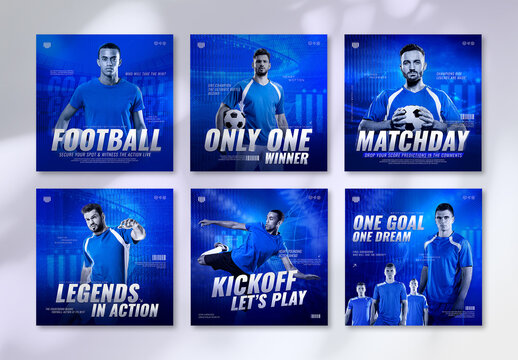 Sport Football Club League Social Media Post