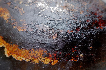 Rusty Surface Texture with Corrosion and Weathered Patterns
