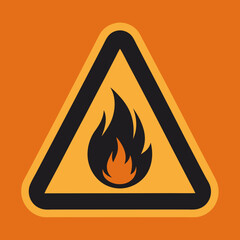fire warning sign