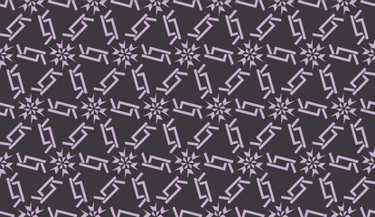 Vector pattern in geometric style. Triangles, lines. Modern elegant background. For your design. Chocolate purple color