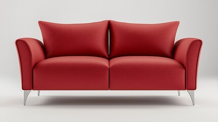 Obraz premium Modern Red Couch
