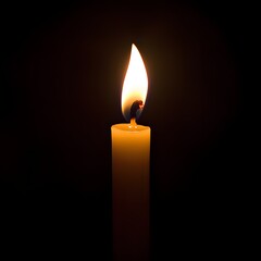 Single candle flame (2)