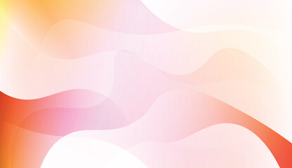 Template Abstract Background With Curves Lines. Design For Cover Page, Poster, Banner Of Websites. Vector Illustration with Color Gradient.