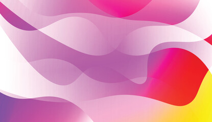 Modern Background With Dynamic Effect. For Your Design Ad, Banner, Cover Page. Vector Illustration with Color Gradient.