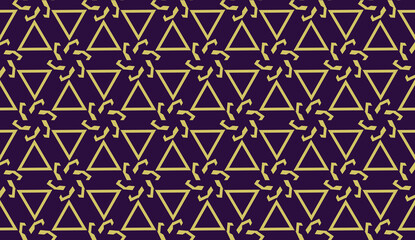 New elegant background with curved line in triangular style. Vector.