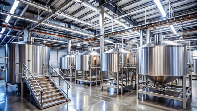 Modern Beer Factory Operations, efficient production systems, industrial manufacturing