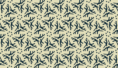 Vector layout with curved line, illusion triangles. Abstract hipster pattern. For your wallpaper, advert, banner, poster. mixed green color. seamless