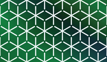 Modern Pattern With Curved Line. Geometric Elements. Blurred Gradient Background. Design For Screen, Presentation, Wallpaper. Holiday Object. Vector Illustration