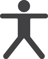 Chair Pose Yoga Icon