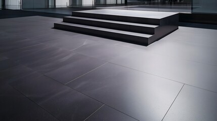 Obraz premium Modern steps and flooring