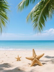 Fototapeta na wymiar starfish on the beach
