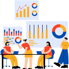 Business Discussion and Data Analysis Illustration