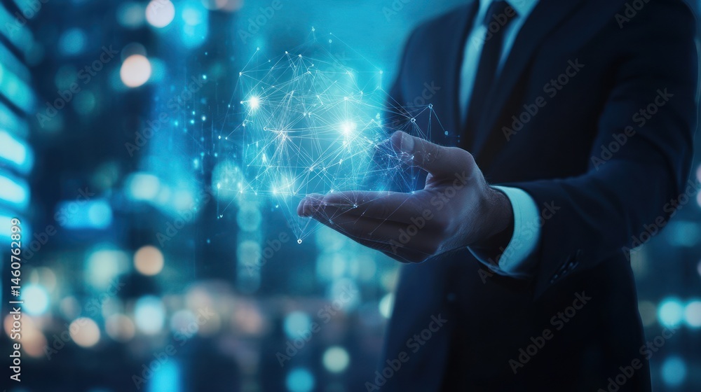 Poster the convergence of innovation: a digital network held in the palm of progress