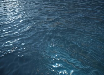 Shimmering blue water ripple, peaceful scene, smooth texture,  tranquil,  nature