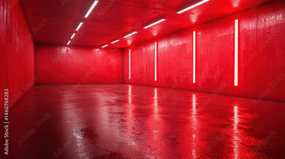 Poster a realistic 4k 3d background showcases side angles and immersive o storytelling through vivid red il