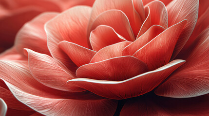 A realistically rendered 4K 3D background showcases bold petal designs with side angles, providing a striking and visually stunning floral composition at close range.