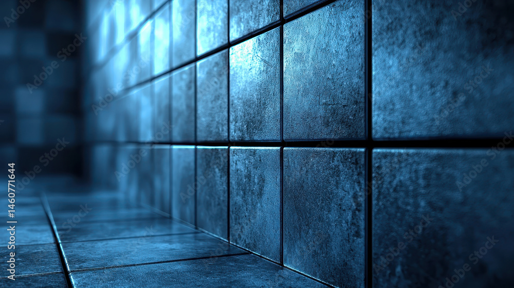 Poster 3d rende showcases bold, realistic textures in a 4k resolution background with a side angle perspect