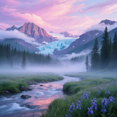 lake in the mountains