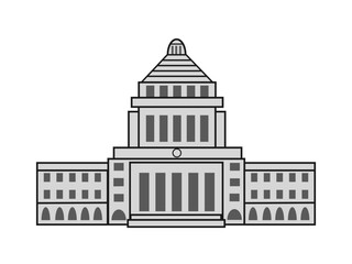 シンプルな国会議事堂