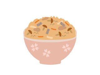 シンプルな炊き込みご飯