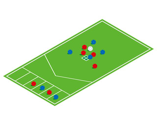 ボッチャのコート