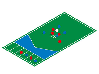 ボッチャのコート