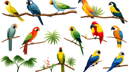 Obraz premium Exotic Hawaiian Birds: Stunning Wildlife Photography for Tropical Bird Enthusiasts