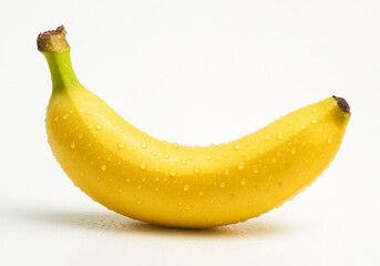 banana on white background