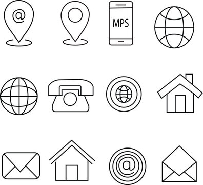 Phone Icon Vector Art &ndash; Flat, Outline, and Circular Call Icons for Web, App, and Graphic Design
