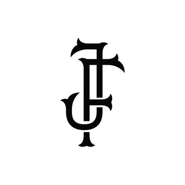 JF monogram logo design letter text name symbol monochrome logotype alphabet character simple logo