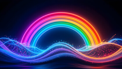 abstract rainbow background