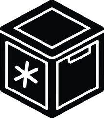 freezer safe icon vector illustration