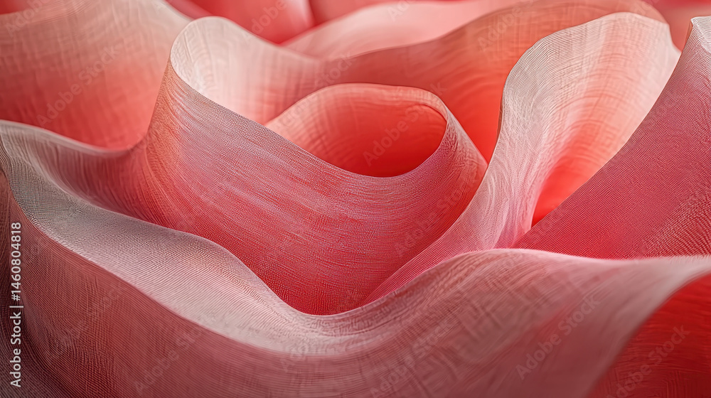 Poster a mesmerizing 4k 3d background showcases realistic flowing lines from a side angle, creating a capti