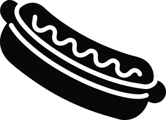 hot dog icon vector illustration