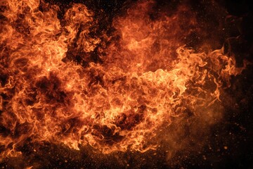 Fiery flames, intense heat (1)