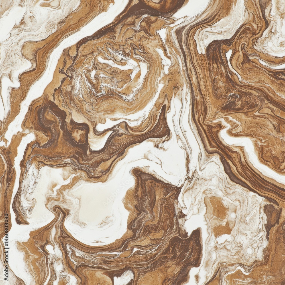 Poster abstract brown and white marble texture background close up shot for design element and creative bac